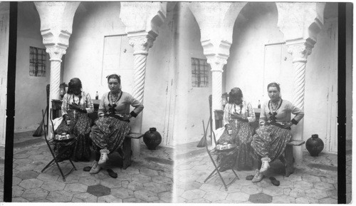 Moorish Women as Seen only in Their Homes, Algiers, Algeria