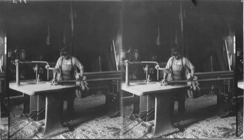 Woodworkers in the Massa Harris Plant, Ont. Canada