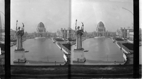 View from the Peristyle, World's Columbian Exposition