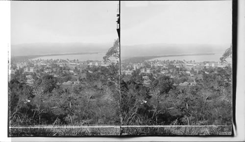 Picturesque Village and Bay of Montego, Jamaica