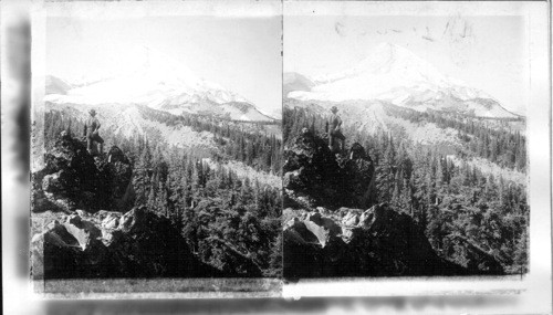 Where the spires of earth reach into eternal winter - Mount Hood, Southeast from Cloud Cape Inn. Oregon