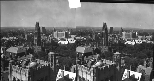 Yale University from the air, New Haven, Conn