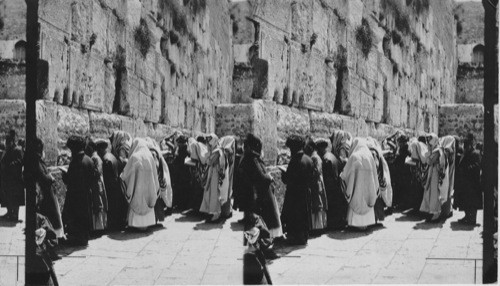 Jews at the Wailing Place, Jerusalem