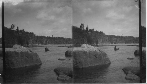 Going Up "First Rapid," French River, Ont