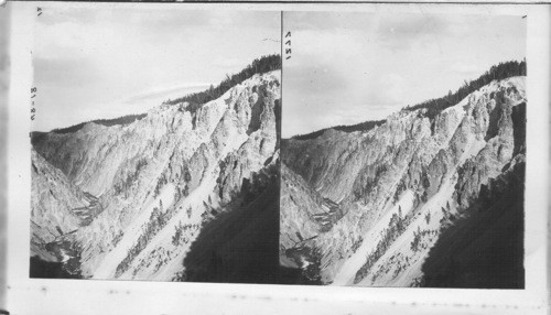 Grand Canyon of Yellowstone from Lower Falls. Yellowstone National Park