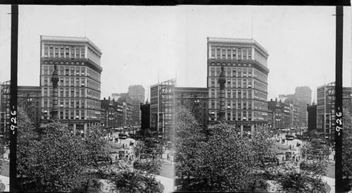 Cleveland, Ohio. Euclid Ave. and Monument Square