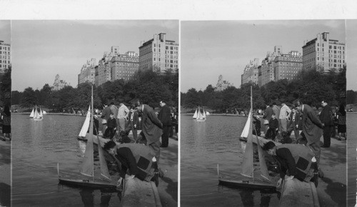 Sailing pool. Central Park. N.Y. City