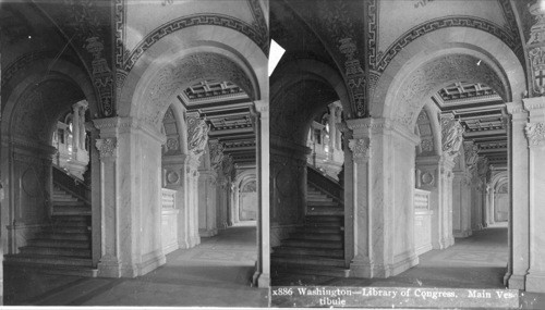 Library of Congress - Main Vestibule. Washington D.C