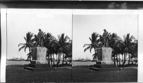 Famous Statue of Columbus, Colon. Panama