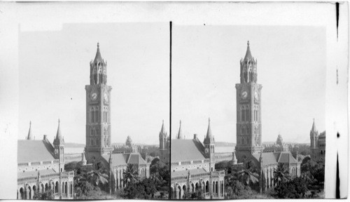 Rajabi Tower - from Watson’s Hotel to Malabar Hill, Bombay, India