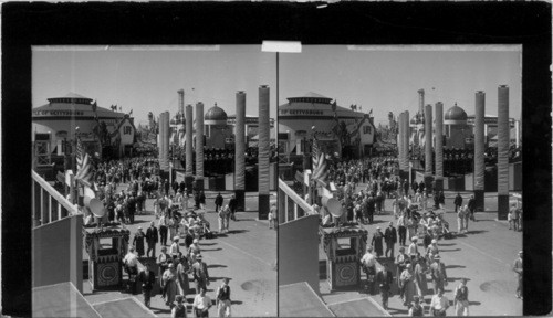 A Section of the Midway, A Century of Progress, Chicago, 1933