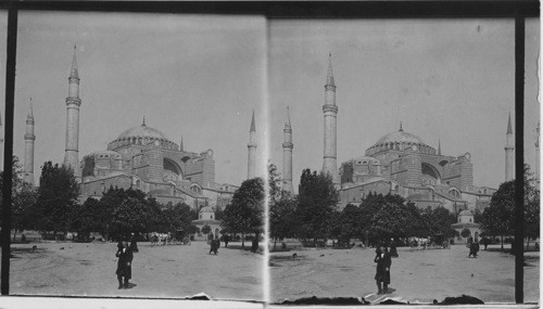 Mosque of St. Sophia, Stamboul. Constantinople, Turkey