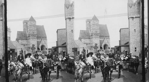 Ireland Section, St. Louis World's Fair, Missouri. [Irish Village]