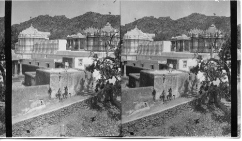 Near view Dilwarra Temples. N. W. Mt. Abu. India