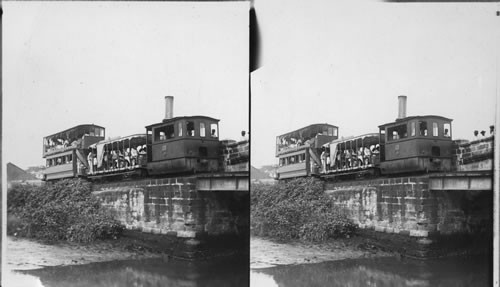 A Curious Train On The Manila & Malabon Railway, P.I. Obsolete Or Otherwise Not Very Usable E E Baker, 1929