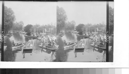 Canal Merchants. City of Mexico