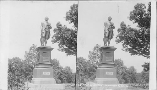 Statue of Goethe, Fairmount Park, Philadelphia, Penna