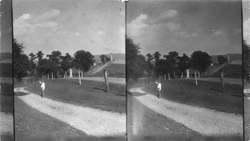 Looking S.E. along "Bloody Lane", defended by D.H. Hills Confederate Division, Battlefield of Anteitem, Maryland