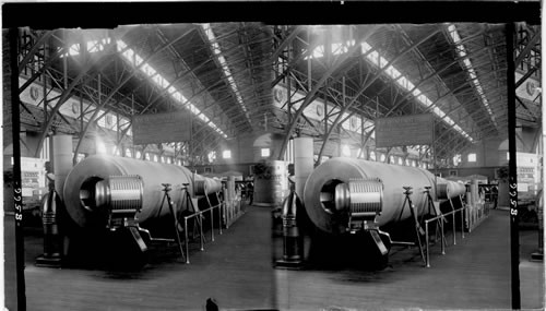 Model of 16 inch gun for coast defense (mounted in N.Y. Harbor), War Dept. Exhibit, government Building, Louisiana Purchase Exposition. [WAR DEPT EXHIBIT - Full size Exhibit - Breech Loading Rifle]