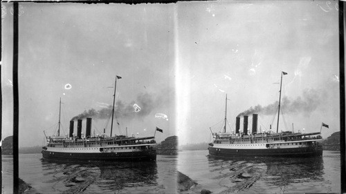 "Prince Rupert" leaving Victoria for Vancouver and Prince Rupert. Canada