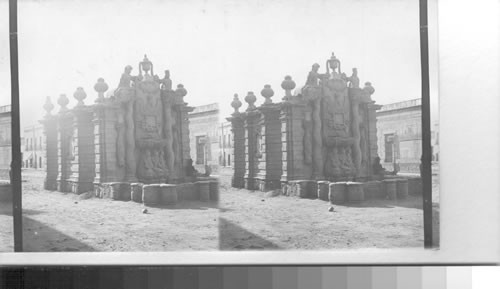 The Water’s Leap- Fountain at end of Aqueduct bringing water from Chapultepec, Mexico City