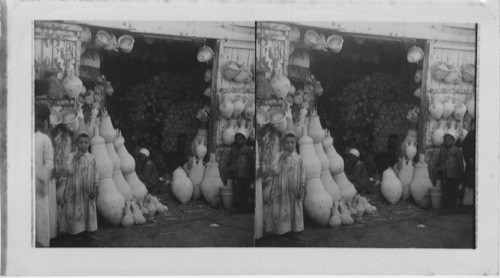 A Seller of Jar’s Booth Cairo