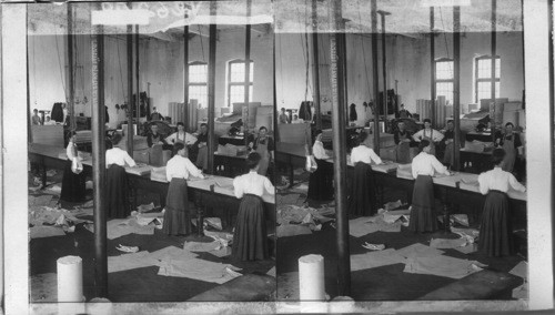 Folding and Packing Room, M&M Paper Co. Pulp Mill. Mariette, Wisconsin