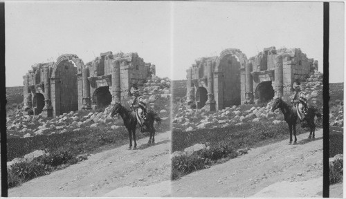 Triumphal Arch. Jerash. Palestine