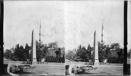 The Egyptian Obelisk, Hippodrome, Constantinople, Turkey