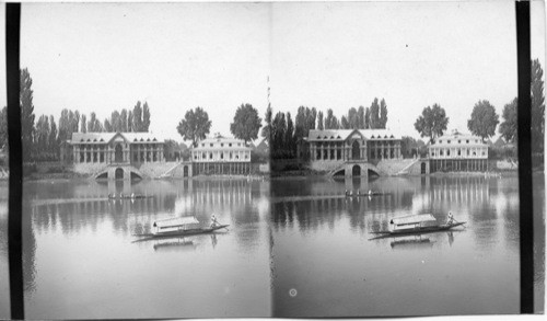 Across Jhelum - showing State Hospital, Srinagar, India