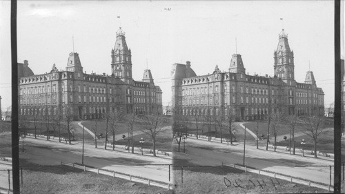 Parliament Building From the Citadel Wall Looking Northwest, Province of Quebec, Canada