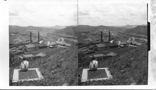 The "Angle" of the Canal Route at Empire, Looking Toward the Atlantic