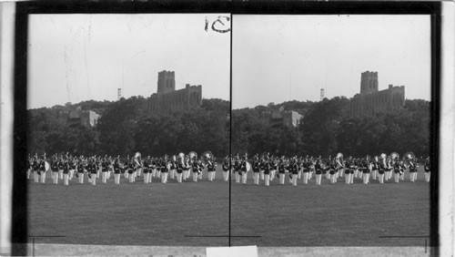 Cadet Band and Cadets on Parade, West Point, N.Y