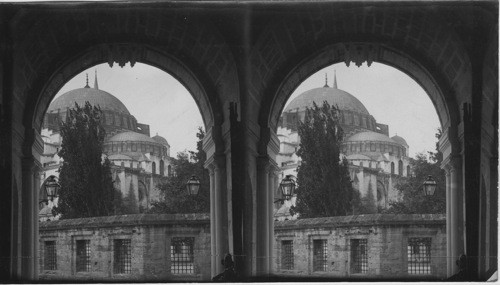A Vista - Constantinople. Stamboul’s great Suleiman Mosque