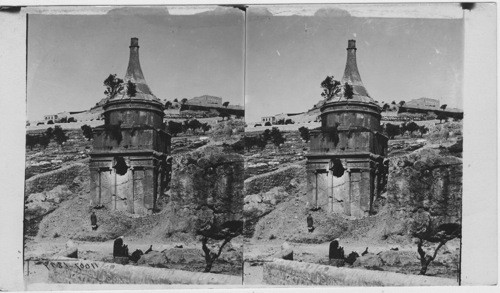 Tomb of Absalom, Jerusalem, Palestine