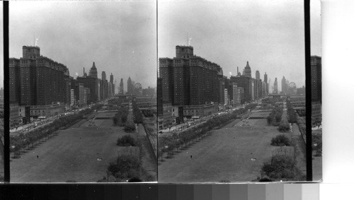 Mich. [Michigan] Ave. No. [north] from S.C. Tower, Chicago