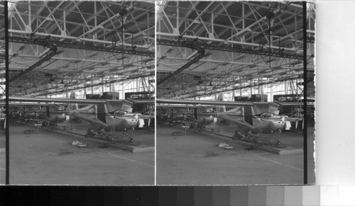 End of Assembly Line, Air Plane Factory, Wichita, Kansas