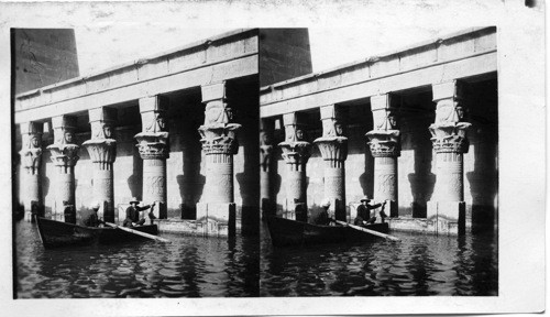 Porches of the grand Temple, Island of Philae, Egypt