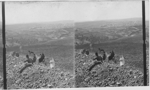 Jerusalem from Mt. Scopus, Palestine