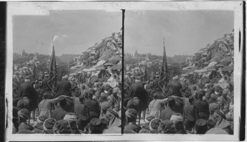 Great Pilgrimage of Mohammedans approaching the City Jerusalem