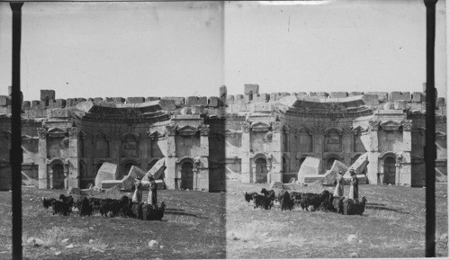 Capitals of the Temple of Jupiter Baalbek Palestine