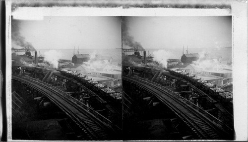 General View of Lime Plant and Yards, Rockland. Me