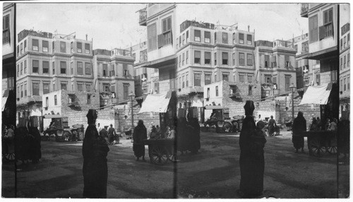 Egyptian water carrier on the streets of Cairo, Egypt