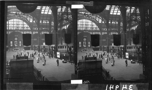 Interior of the Pennsylvania Station, New York