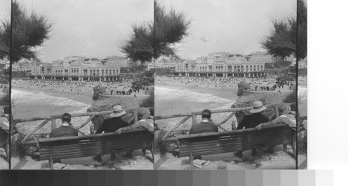 The Grand Plage and the casino. Biarritz, France