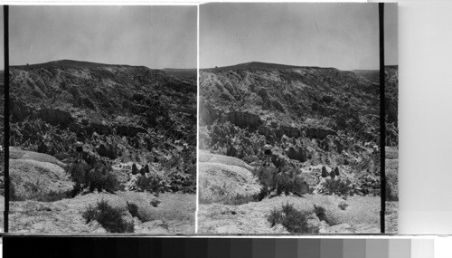 Hells Half Acres Used By Indians as a Buffalo Trap. Lowe 1948