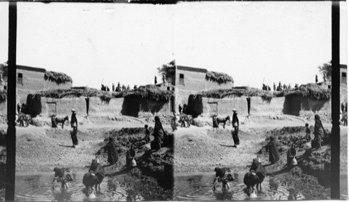 Village water works, Fire Department on Duty, Egypt