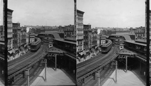 The Elevated Railroads. N.Y. City