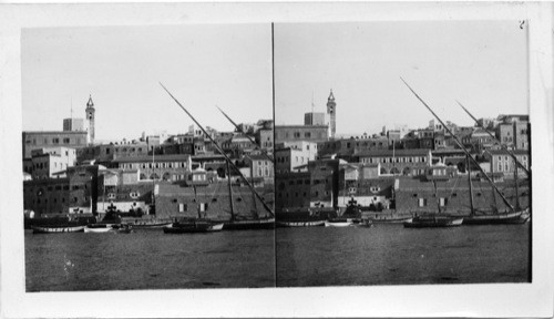 Near View of Jaffa From the Sea Palestine