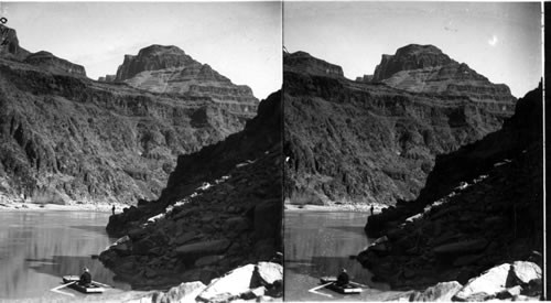 View from the bottom of the Grand Canyon of the Colorado, Arizona